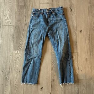 Levi’s Wedgie Straight Leg Classic Denim Jeans